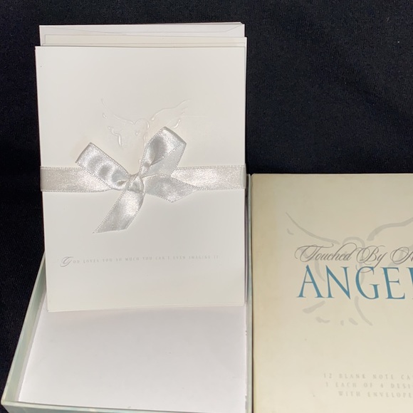 NEVER USED Touched by an Angel 12 Note Cards w/ Envelopes - Picture 4 of 5